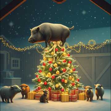 Обложка трека НОВОГОДНЯЯ БОРОВЩИНА (v.4)