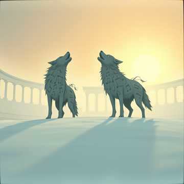 Обложка трека северные волки