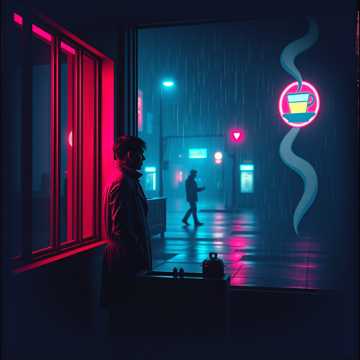 Обложка трека В кафешке (v.2)