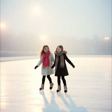 Обложка трека Ксения и Вера на катке