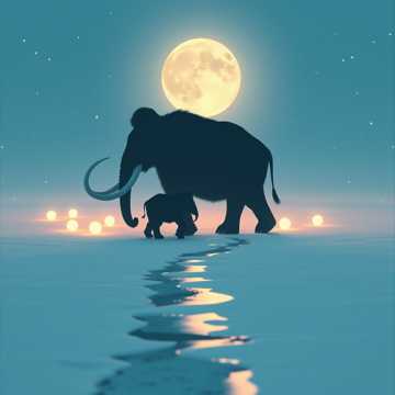 Обложка трека Колыбельная мамонтёнка (v.2)