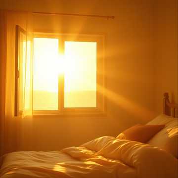 Обложка трека луч солнце золотого