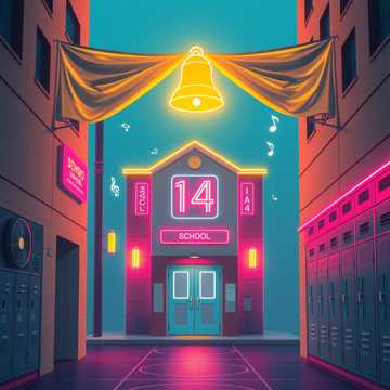 Обложка трека гимн школы (v.2)