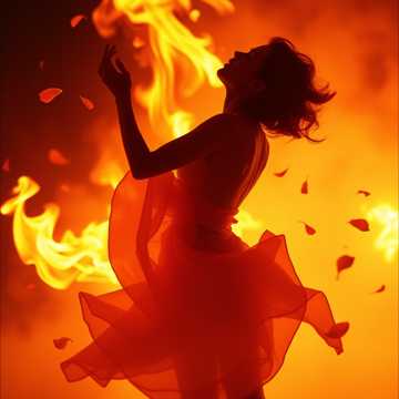 Обложка трека Ты - как пламя, смелая одна (v.2)