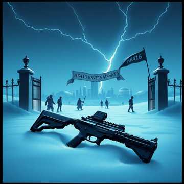 Обложка трека HK416 за Двенадцать (v.4)