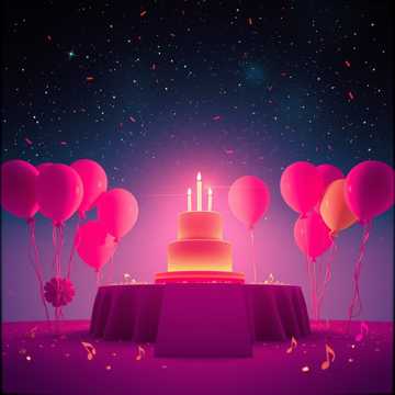 Обложка трека С днём рождения (v.2)