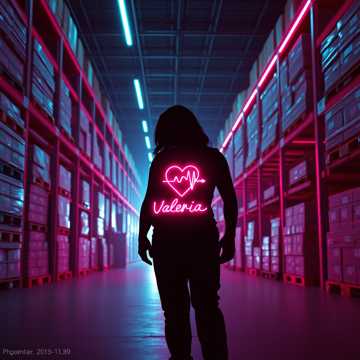 Обложка трека Валерия на складе (v.2)