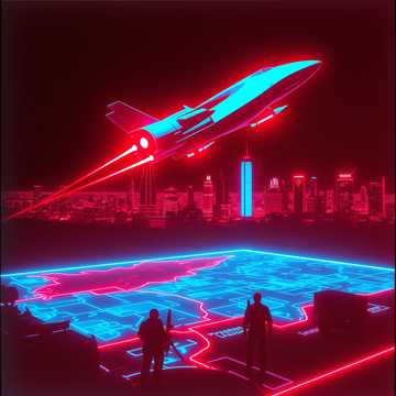 Обложка трека Самолёт летит над картой (v.2)