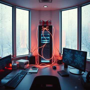 Обложка трека С новым годом отдел ПО ИТ Макфа (v.4)