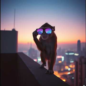 Обложка трека Мартышка и очки (v.3)