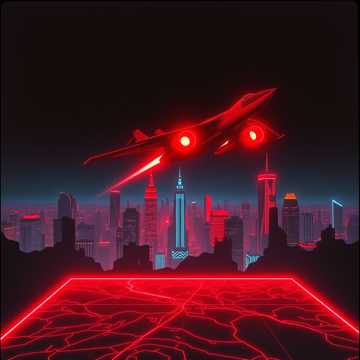 Обложка трека Самолёт летит над картой