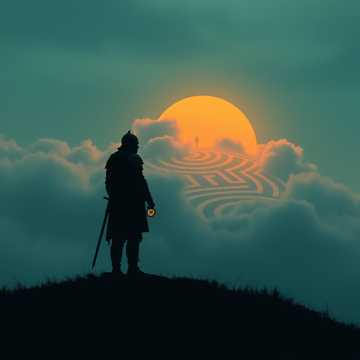 Обложка трека воин