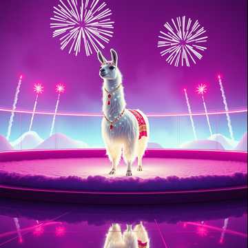 Обложка трека Новогодняя Лама (v.2)
